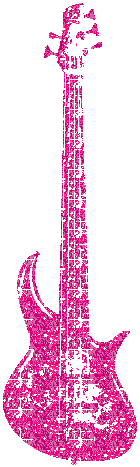 ID: four blinking gifs of pink sparkles in the shape of guitars. end ID. click the first gif to remain on the homepage.